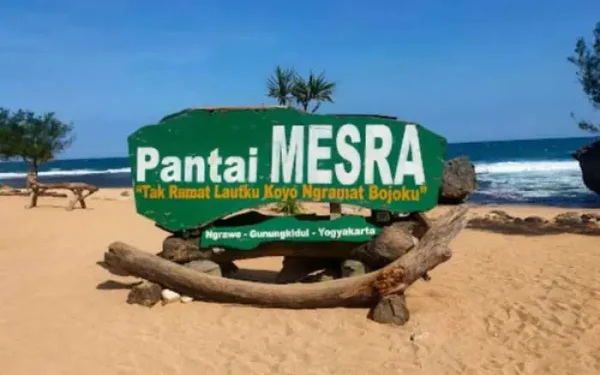 Pantai Mesra, Pantai Indah dengan Suasana Ala Miami di Gunung Kidul