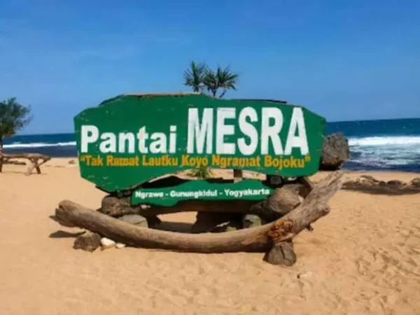 Pantai Mesra, Pantai Indah dengan Suasana Ala Miami di Gunung Kidul